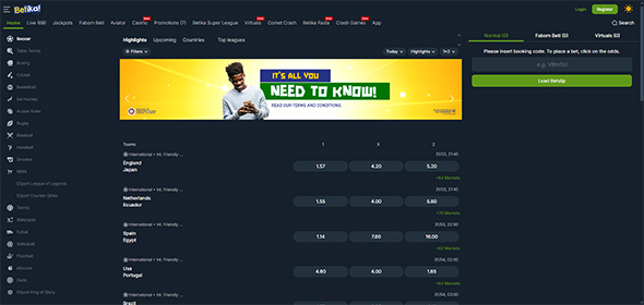 Betika betting site